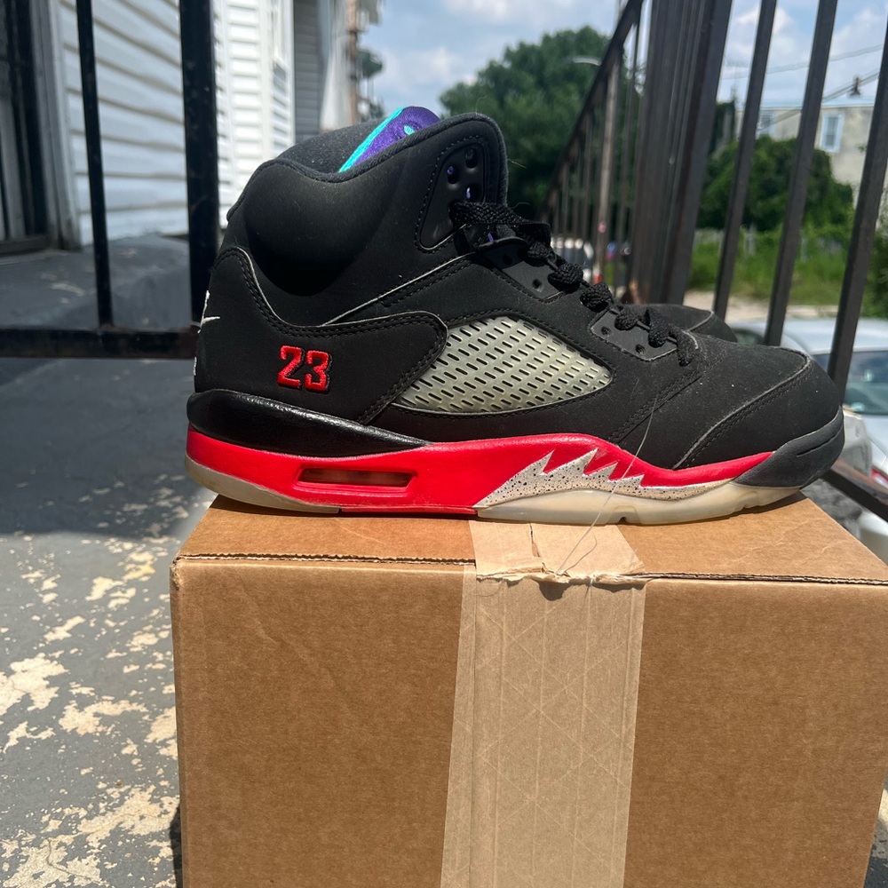 Jordan Black and Red Men's Shoes